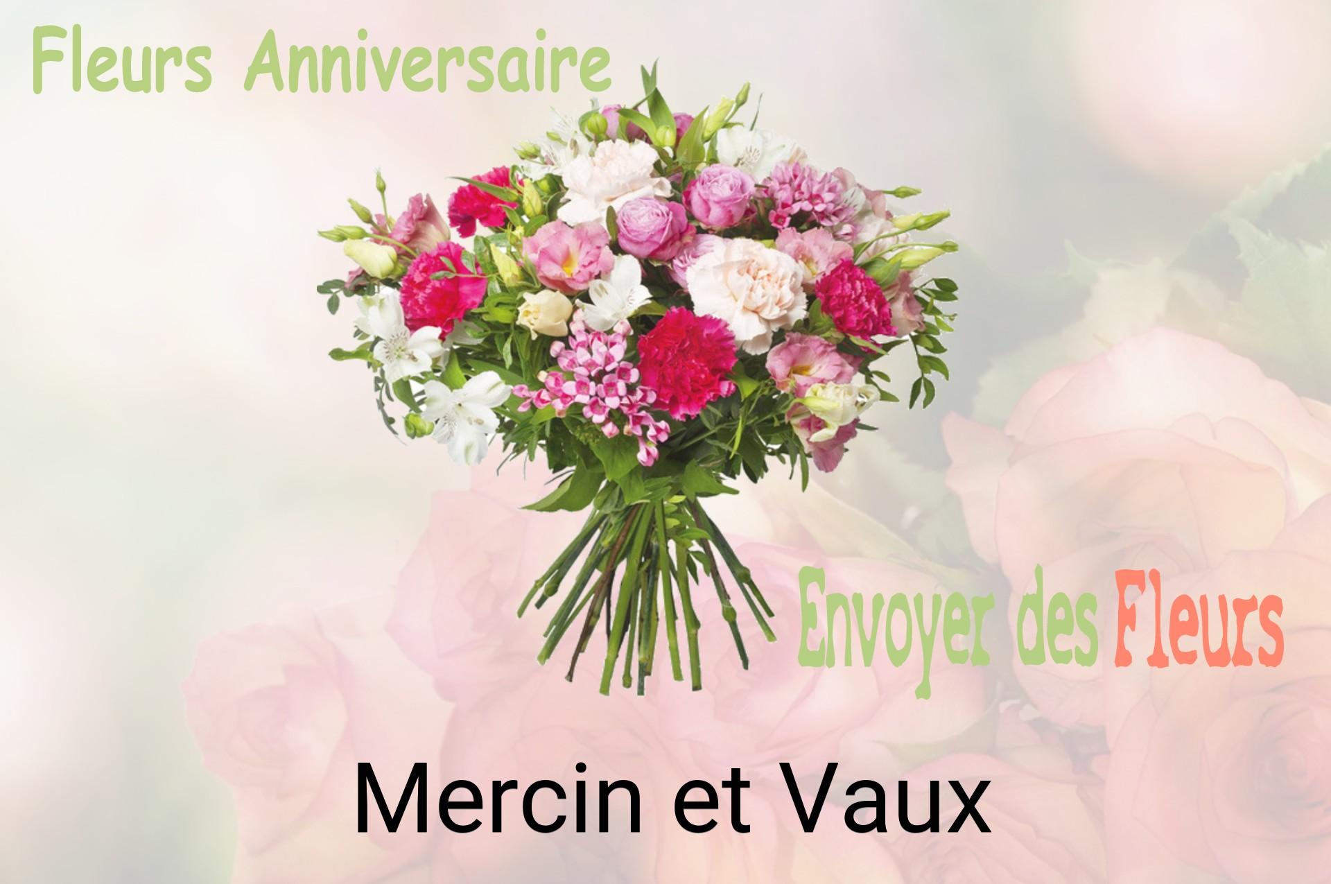 Bouquet de fleurs d’anniversaire livré à Mercin-et-Vaux