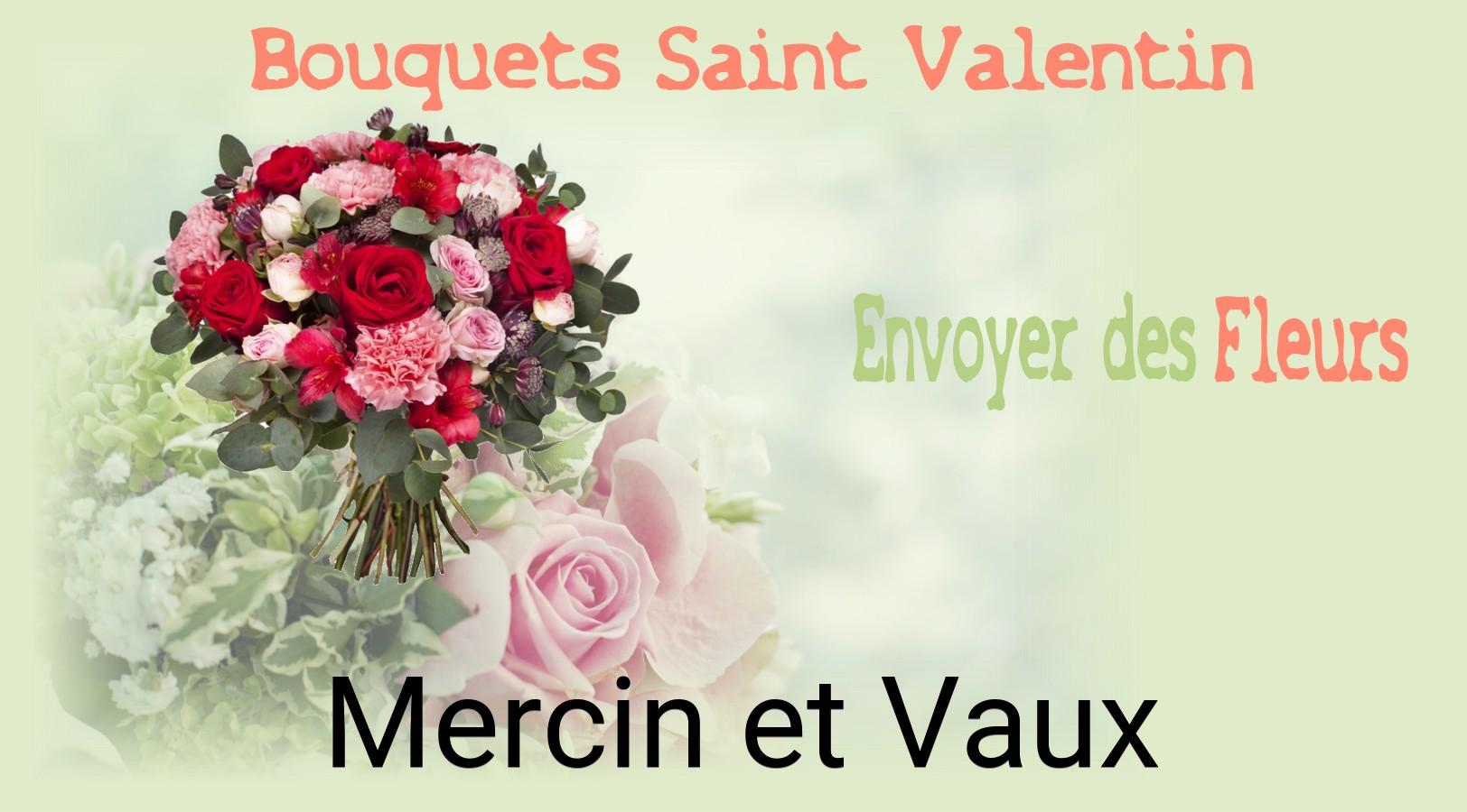 Roses de Saint-Valentin livrées à Mercin-et-Vaux